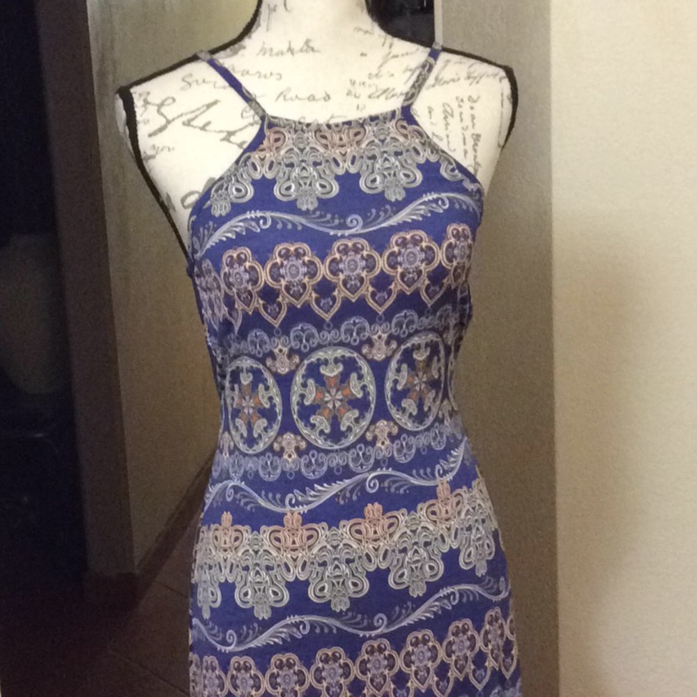 Multicolored dress Spandex - Picture 3 of 7